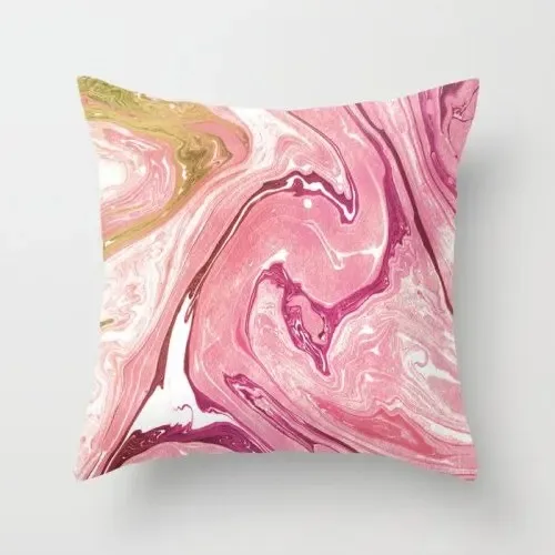 Pillow cover 50x50 Pillow case 45cmx45 cm Nordic pink home bed side car cushion living room decoration