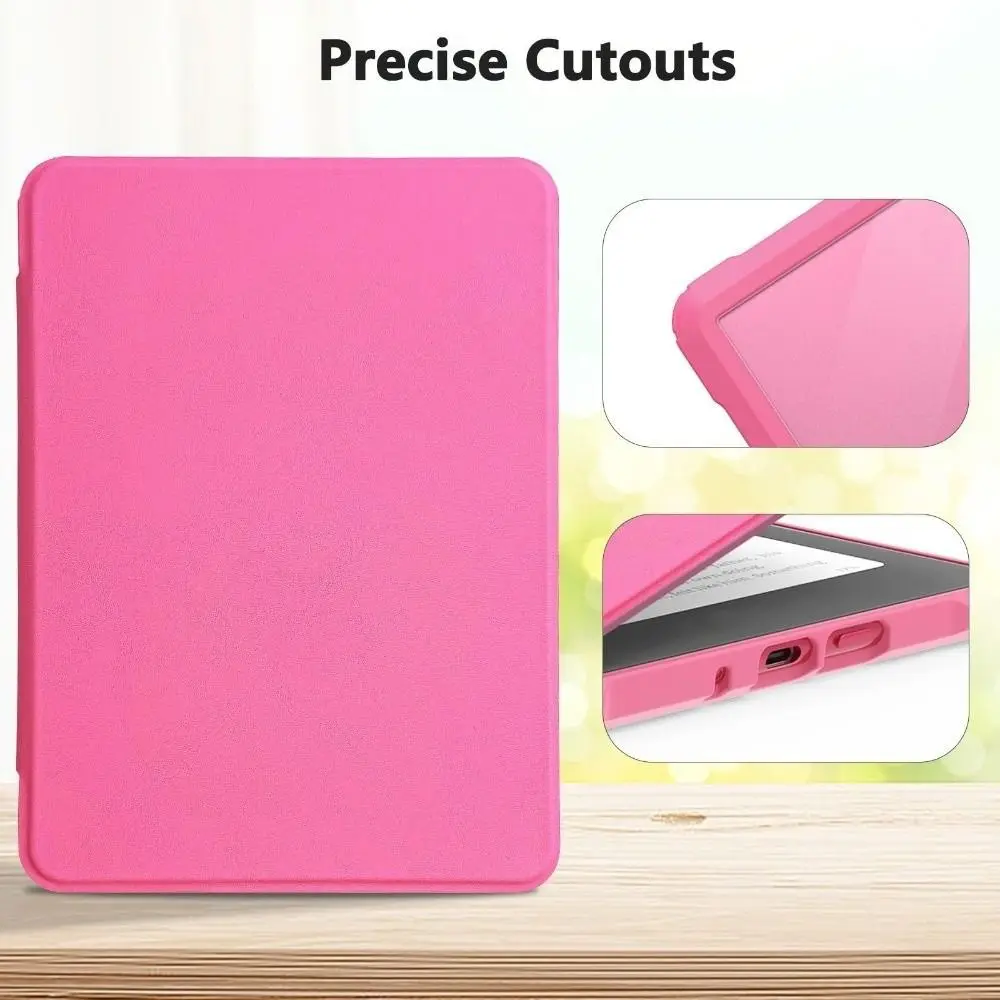 Auto Wake/Sleep Protective Case Magnetic Shockproof e-Reader Shell Smart for Kindle Paperwhite 2024 (12th Gen) 7 inch Colorsoft