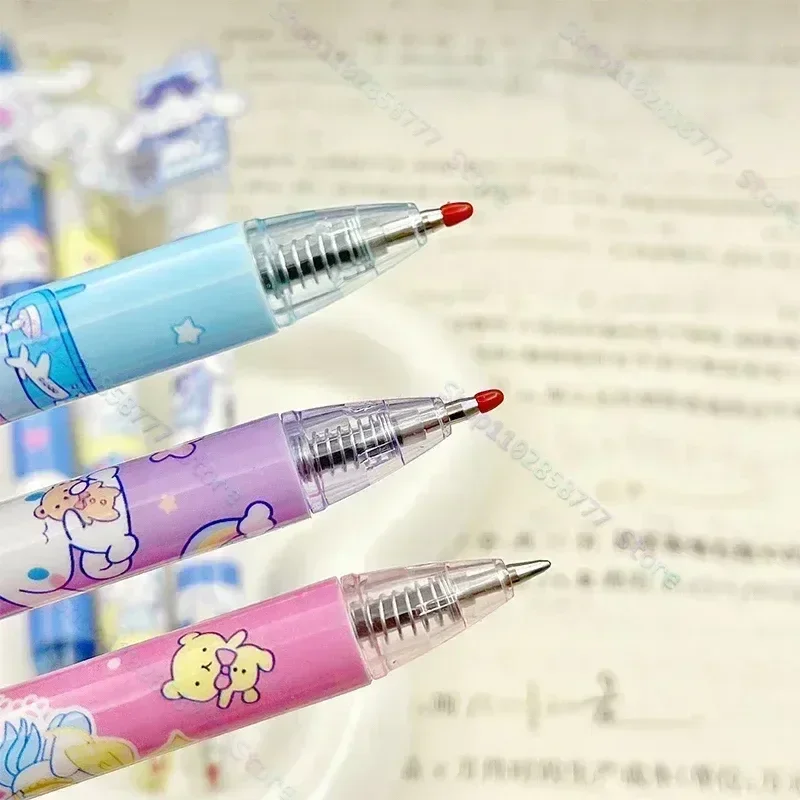 Imagem -05 - Disney-lilo e Stitch Cartoon Patch Gel Pen Student Signature Pen Ferramentas de Escrita Papelaria Preto Signature Pen 12 Unid 24 Unid 48 Unid 05 mm