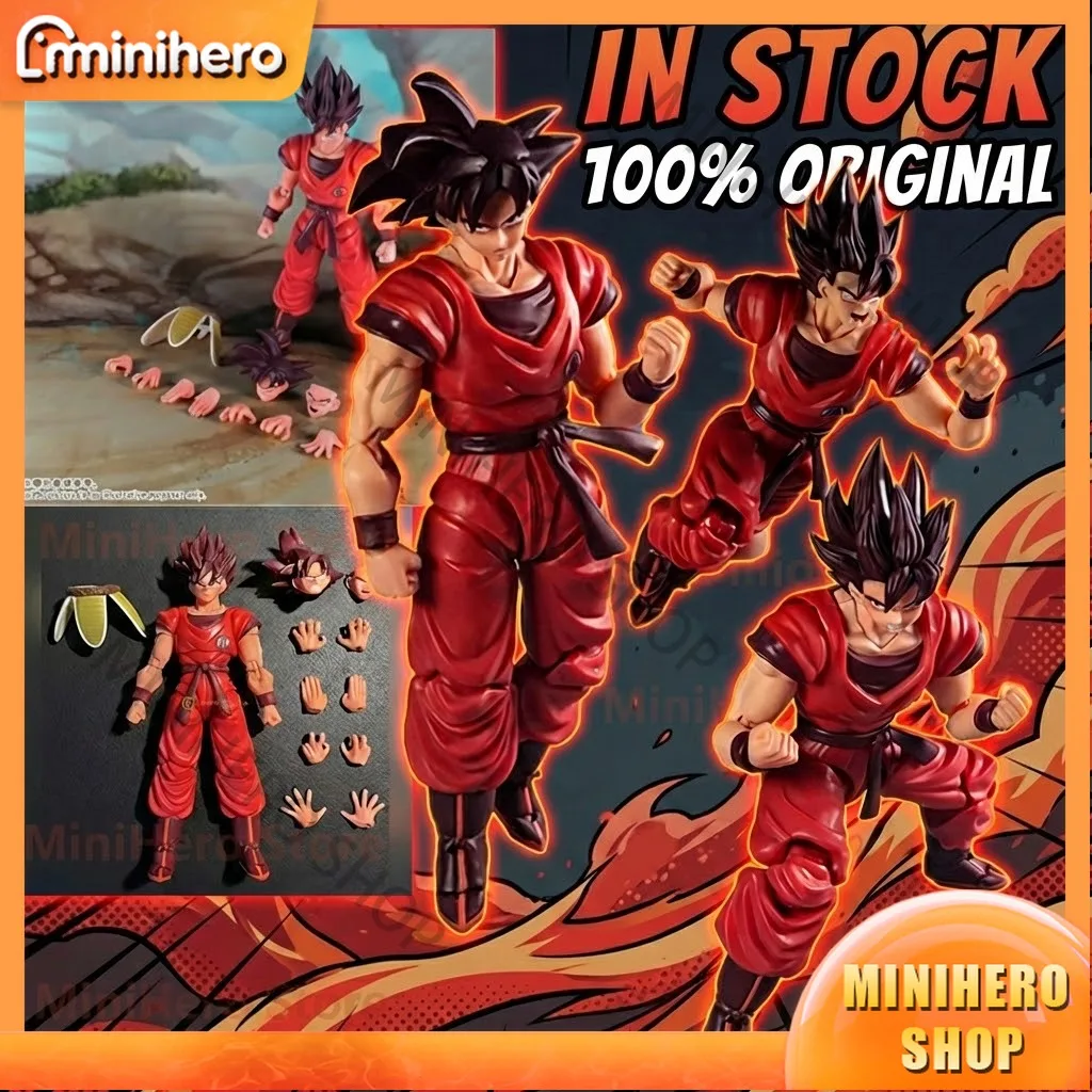 

100% Оригинальная фигурка Demoniacal Fit Dragon Ball Z SHF Сон Гоку Каё Кен Скарлет, Мастер боевых искусств, Уровень силы 16000