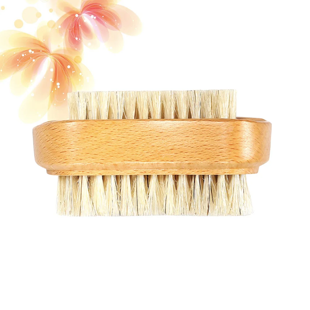 

Double Sided Nail Brush For Cuticle Cleaning Exfoliating Manicure Tool Fine Bristles Nail Cleaning Brush Manicure Supplies