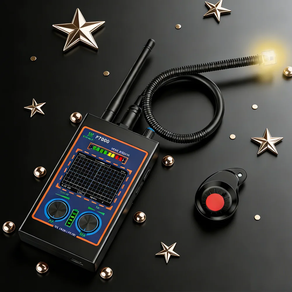 

Hidden Camera Detectors, Anti-sneak Shooting Camera Detector microphone Positioning GPS Tracking Wifi Bluetooth Signal Scanner