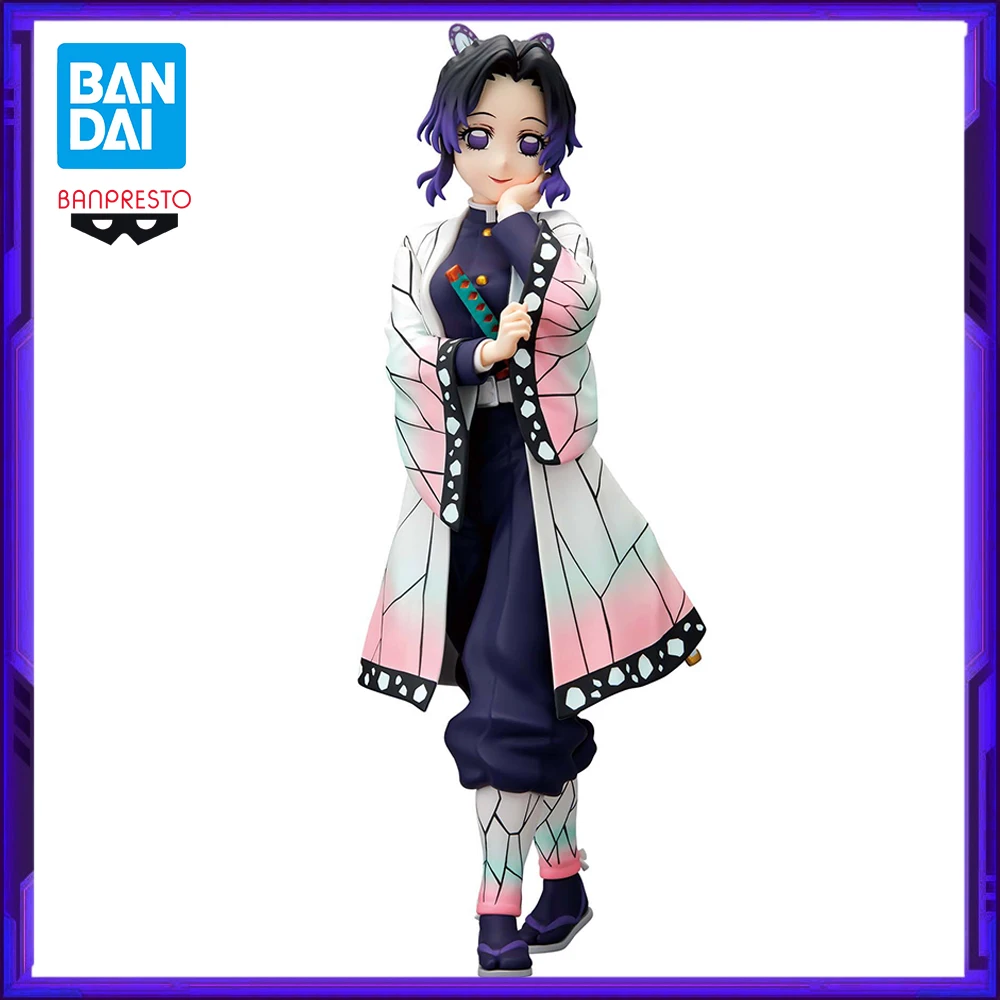 In Magazzino Bandai Originale Banpresto Demon Slayer: Kimetsu no Yaiba Kochou Shinobu Anime Action Figure Modello Figure Giocattoli