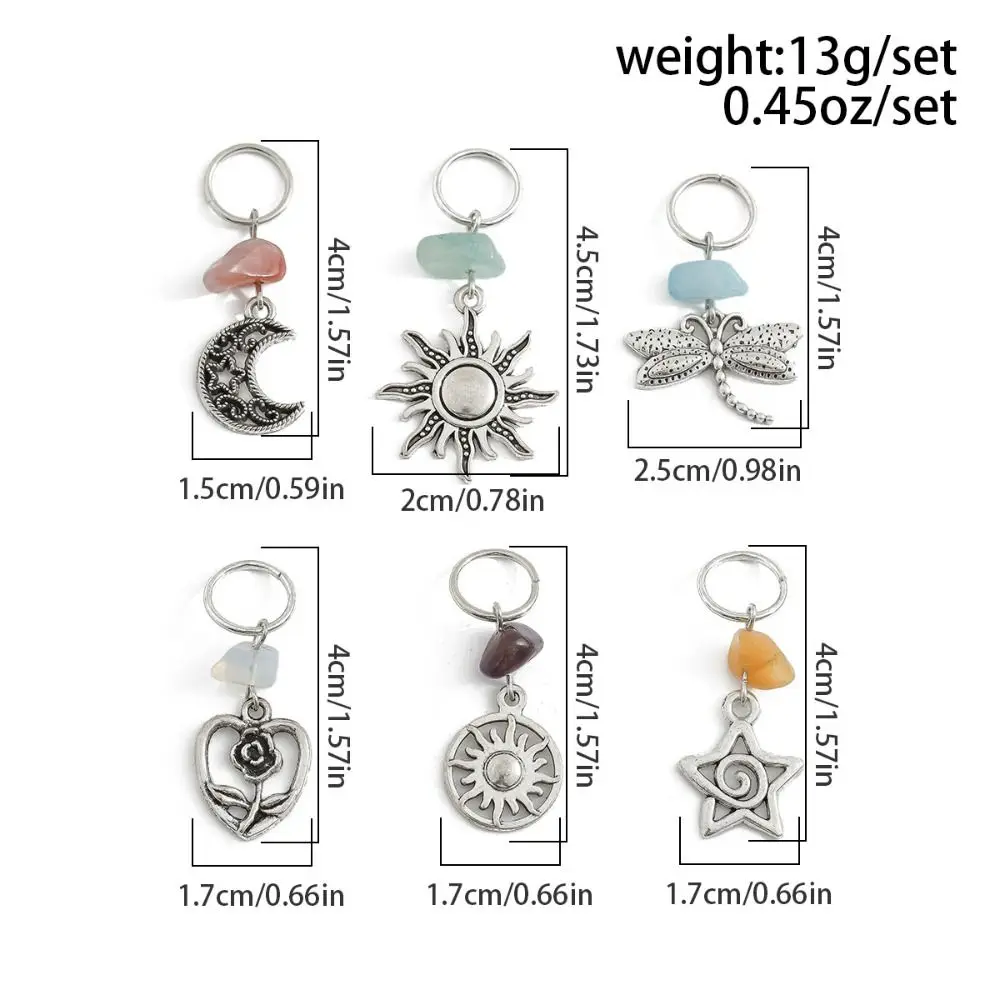 شخصية العرقية نمط مضفر الشعر الدائري فراشة سبيكة شرابة رباط شعر الهيب هوب نمط اللؤلؤ نسج إكسسوارات الشعر السفر