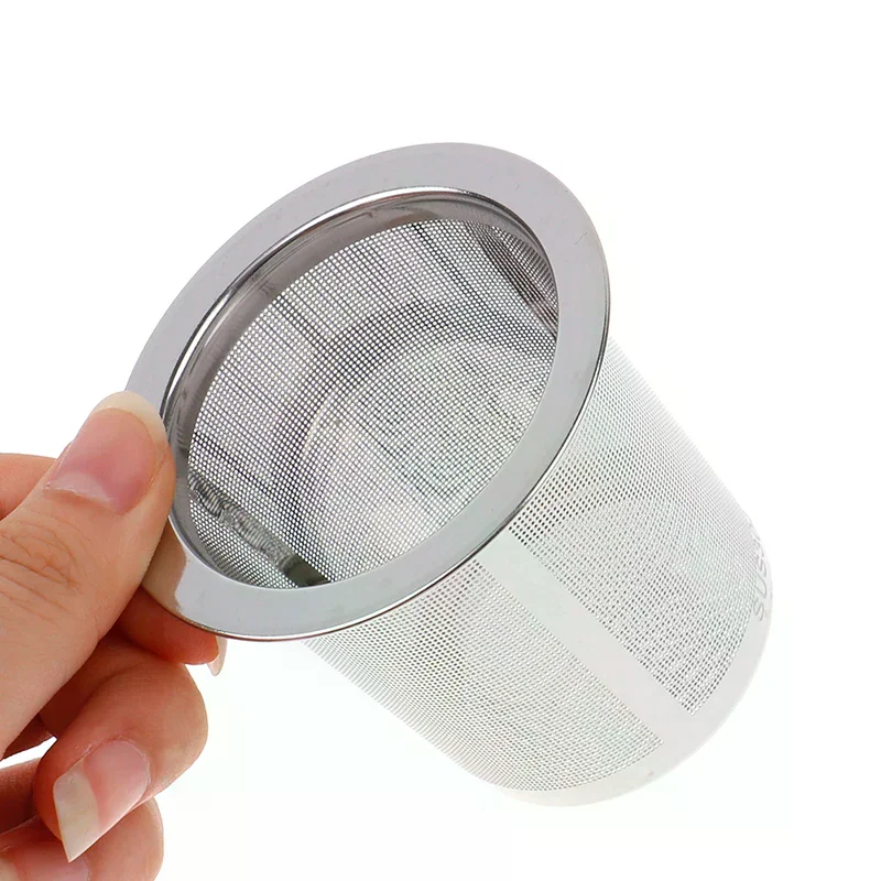 Tea Infuser Silver Mesh Kitchen Accessories Safe Density Tea Strainer Herb Tea Tools Accessories tea strainer Stainless Steel
