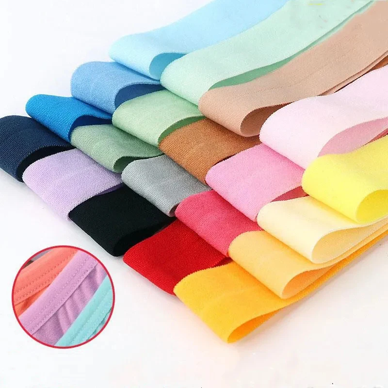 20mm Edge Sewing Ribbon Bias Piping Cord Rope For DIY Patchwork Garment Sewing Trimming Elastic Bias Binding Tapes Waist Band