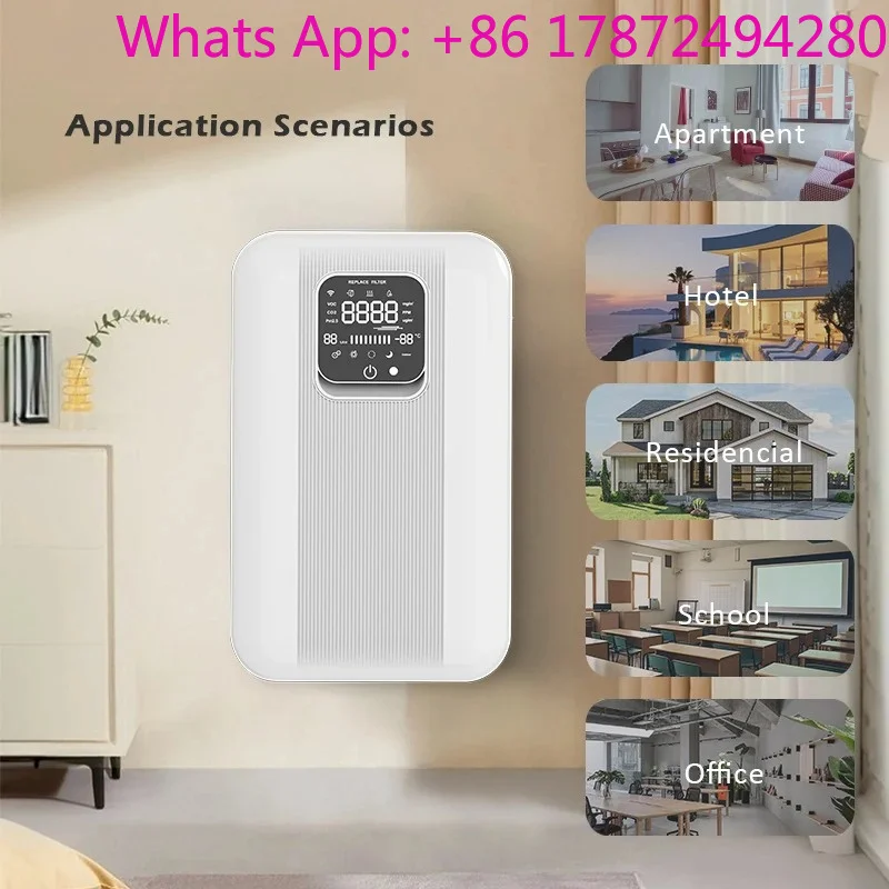 Wall-Mounted Heat/Energy Recovery           (ERV/HRV) Ductless Recuperator with HEPA Filters