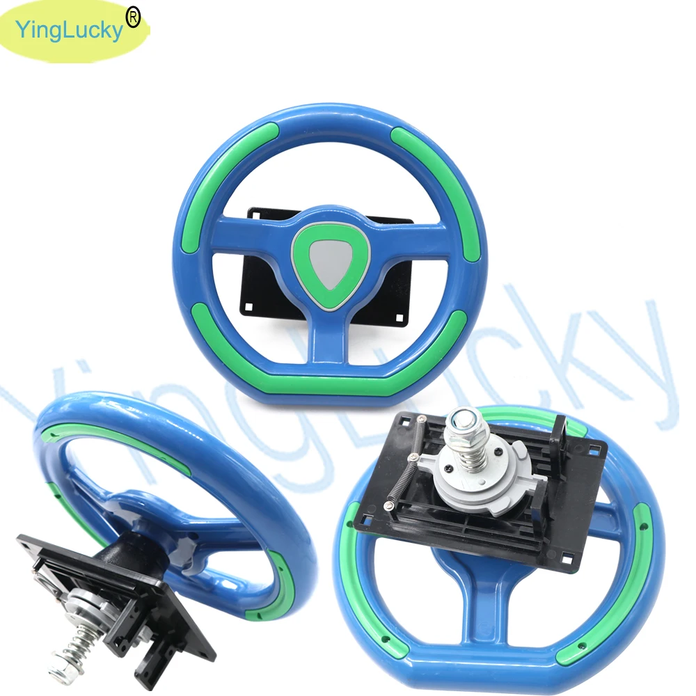 kiddie ride car games steering wheel children's racing steering wheel with micro switch simple version steering wheel Arcade