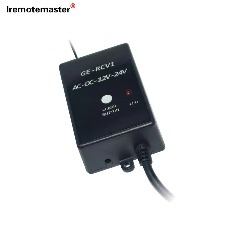 GE RCV1 Universal 433MZH Receiver Transmitter Rolling & Learning Code AC DC 12V -24V Gate Remote Receiver Приемник Récepteur