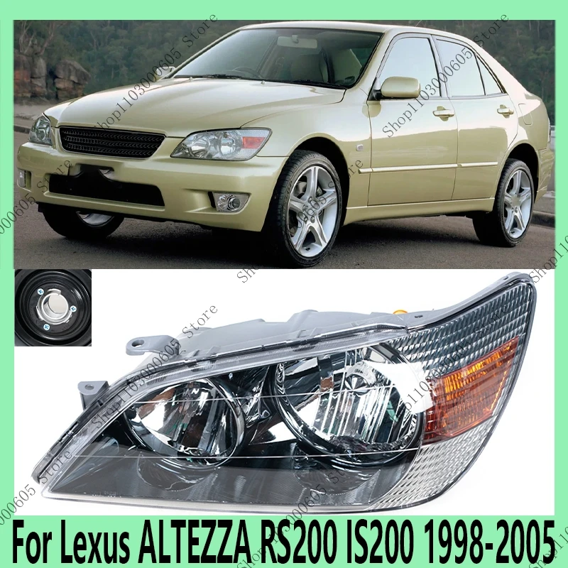 For Lexus ALTEZZA RS200 IS200 1998-2005 Auto Parts Front Bumper Headlight Turn Light Headlight Assembly Warning Light
