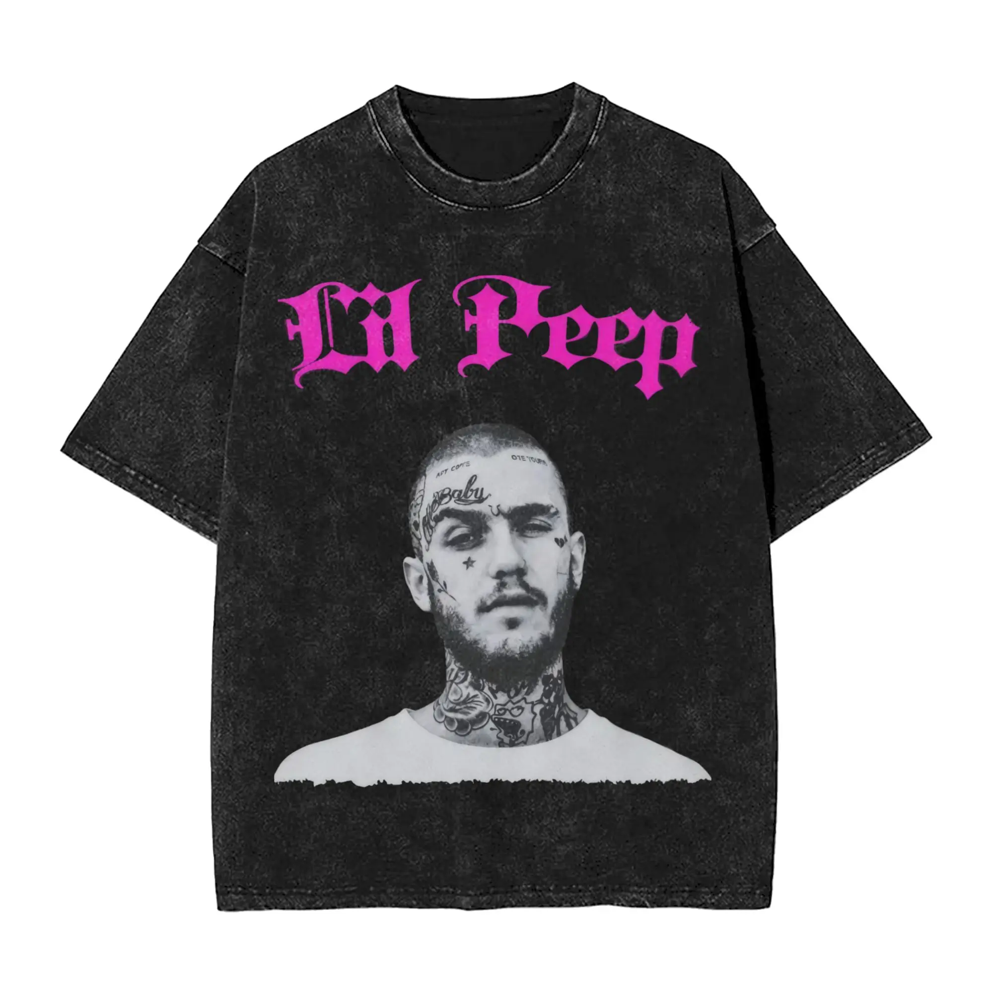 Summer  Lil Peep 30th Birthday Celebration Tour 2026 Washed Shirt Merch Harajuku T-Shirts  Men Women Tee Shirt