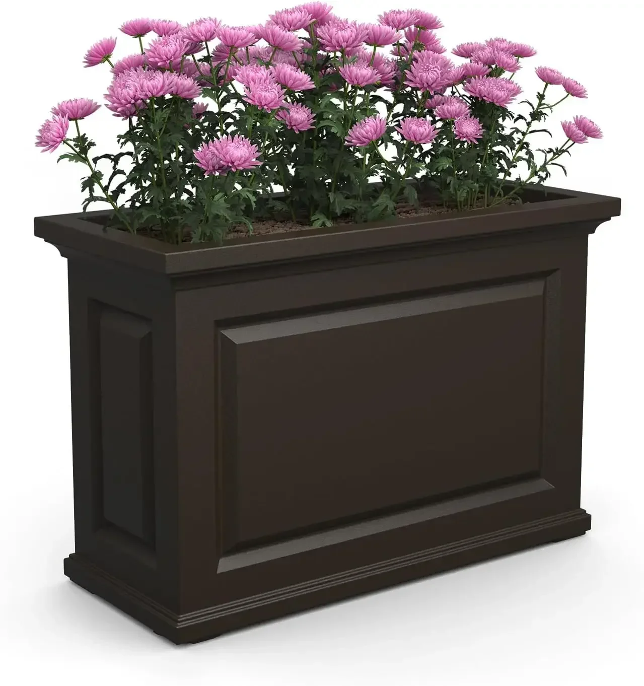 Nantucket Trog Pflanzgefäß – Schwarz