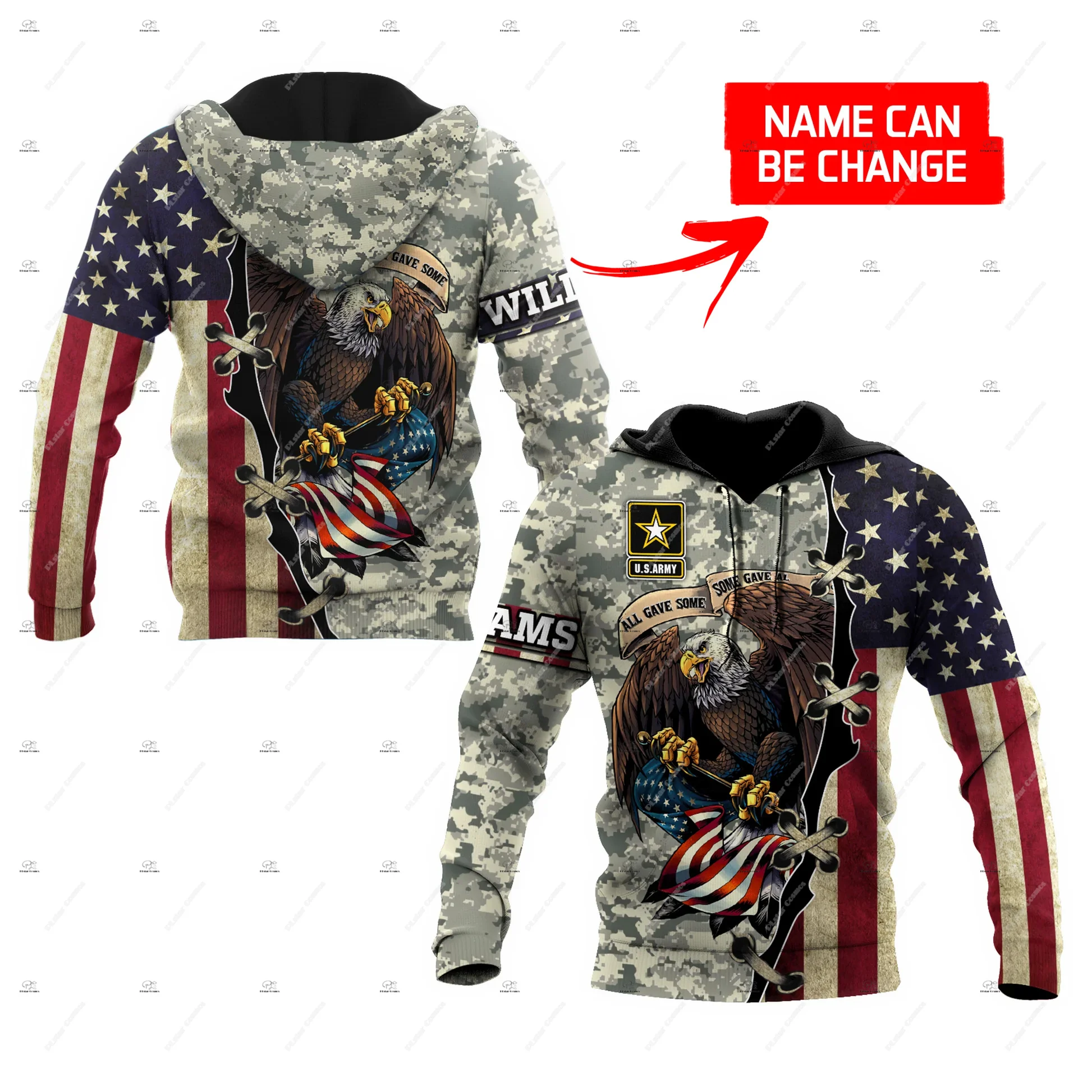 3D Printing Name - Custm Naam Veteran Militaire Leger Cosplay