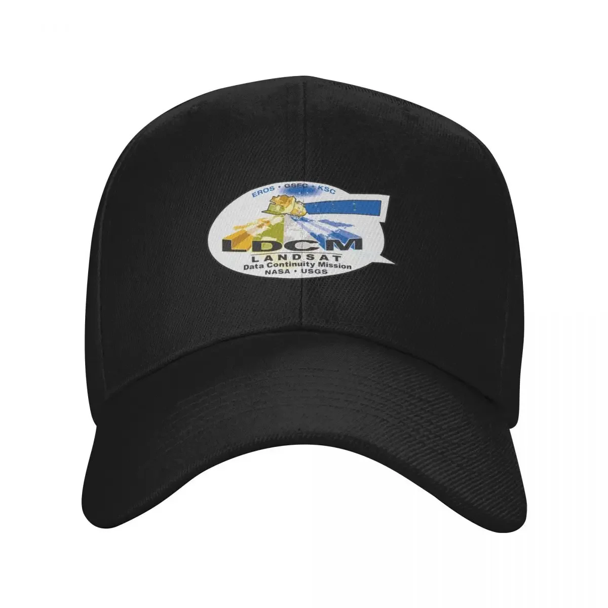 

LANDSAT 8 logo mission Baseball Cap Snap Back Hat Visor Men's Luxury Women's