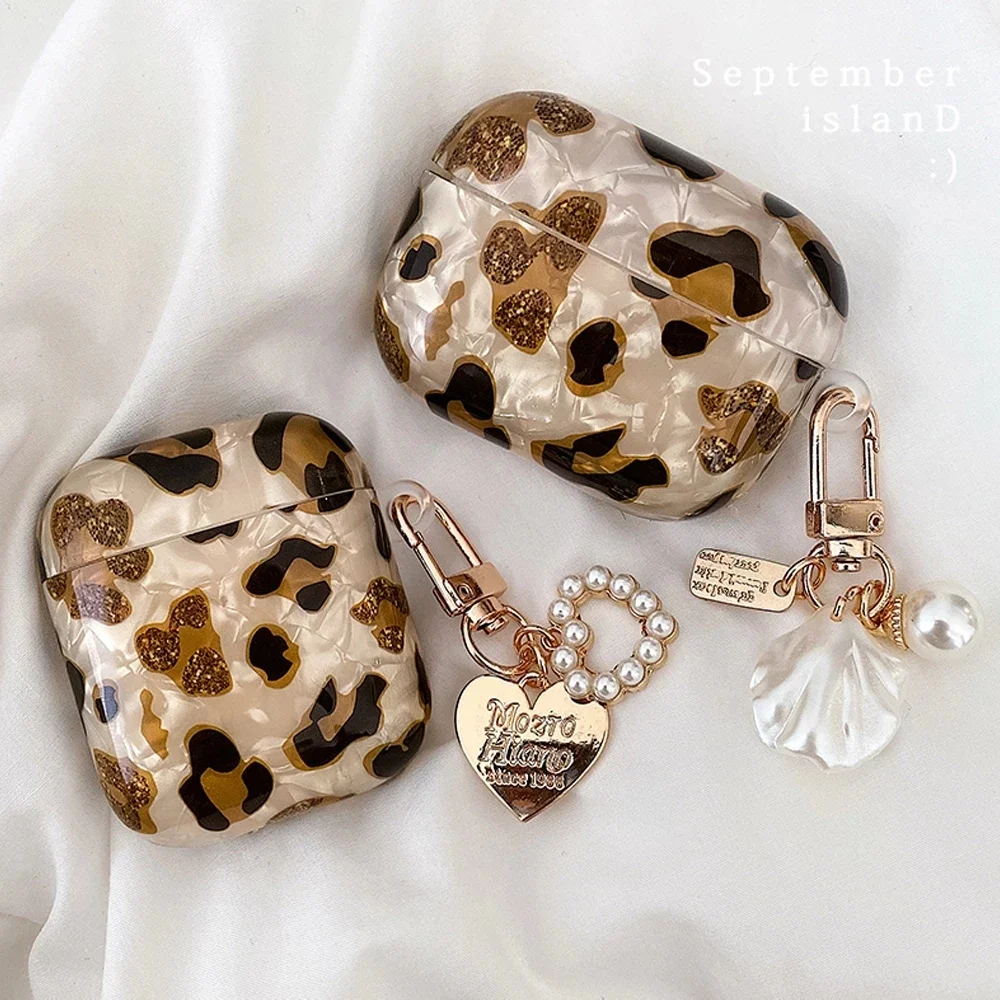 Leopard Girl Case for AirPods Pro 2 Case for Airpod pro 2 Airpods3 Case Soft Silicone Cover for airpods pro 3 2 1 air pods Funda