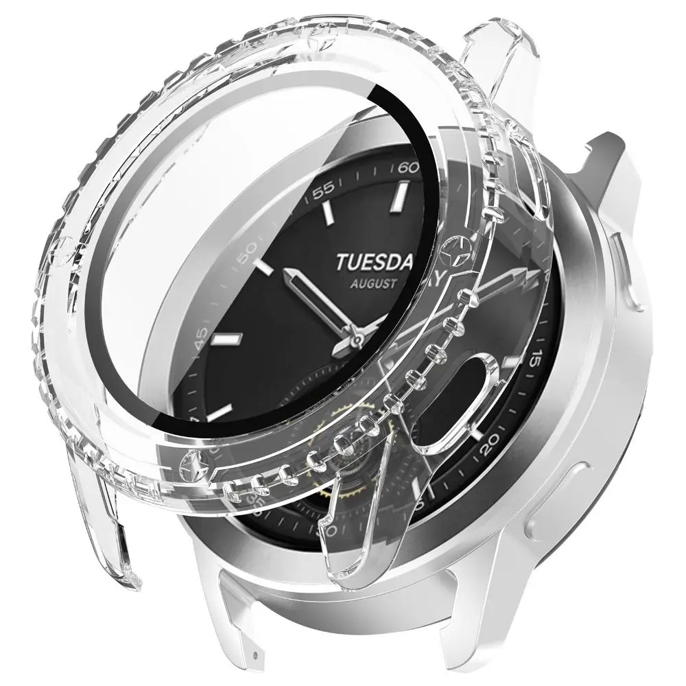 Nuova custodia protettiva temperata accessori per la protezione dello schermo del PC completo Shell Cover Shell per Xiaomi Watch S3 Smart Watch