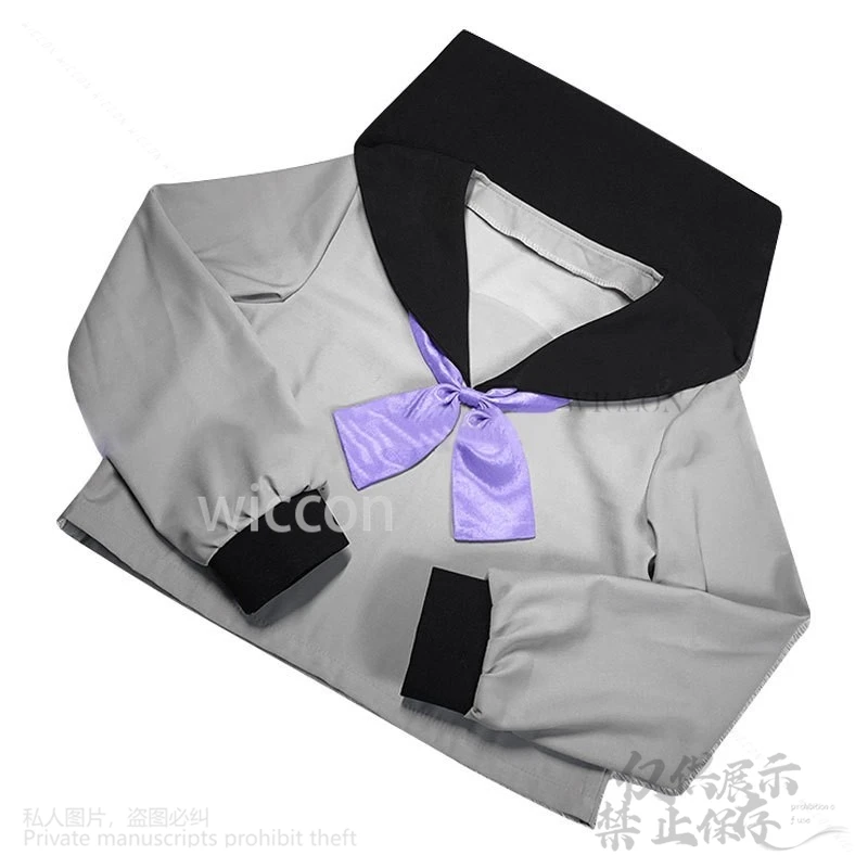 anime game 13 SENTINELS AEGIS RIM cosplay Shinonome Ryoko costume Japanese school uniform dress Sailor Suit Top Skirt customized view 4