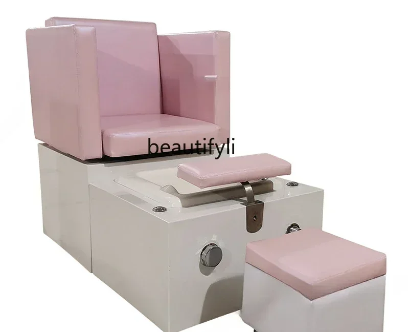 

smt14 ss newBeauty Salon Club Nail Beauty Sofa Pedicure Chair Multifunctional Sofa Foot Bath Manicure Foot Bath Sofa
