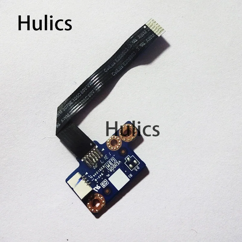 Hulics Used Power Switch Button Board With Cable For Lenovo Ideapad Y500 Y510P Series LS 8691P NBX0001730J NS-A032