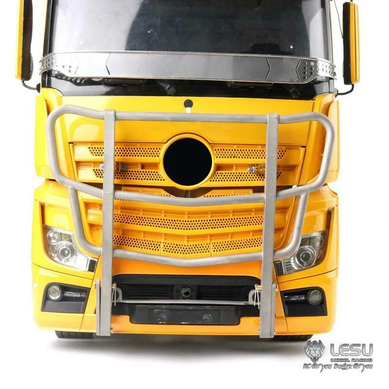 

LESU Metal Front Bumper For 1/14 Scale DIY Tamiyaya Model 1851 Highline 3363 Remote Control Tractor Truck Car Toys TH14387