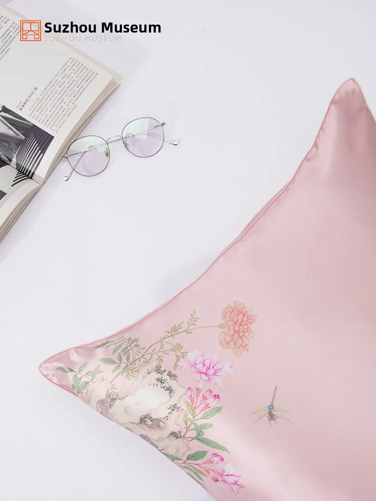 Suzhou Museum Collaborative Silk Travel Set Silk Eye Mask Pillowcase Chinese Style Gift Lake Tai Snow Limited Edition Reserve