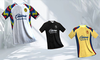 2025 Boys NO.1 and 11 Girls T-shirts Co-branded Ball Uniform Club America X Adidas  Away Kit - Kit Creator Showcase Hot Sports