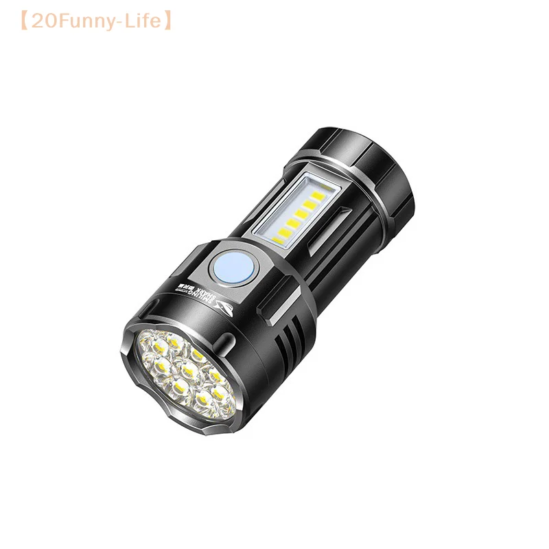 1 Pcs Multi - Function Outdoor Strong - Light Magnetic Mini Keychain Flashlight