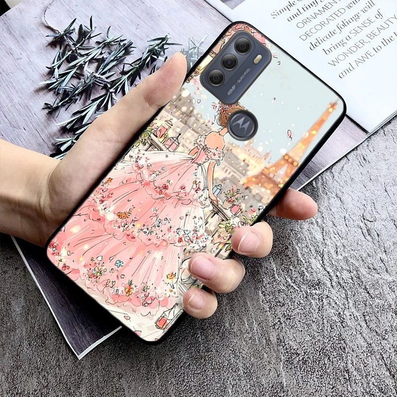 

Lovely Girl Phone Case For Motorola Moto G85 G55 G05 G14 G75 G60S G50 G10 G20 G30 G60 G13 G32 G84 G54 G53 G72 G24 Power