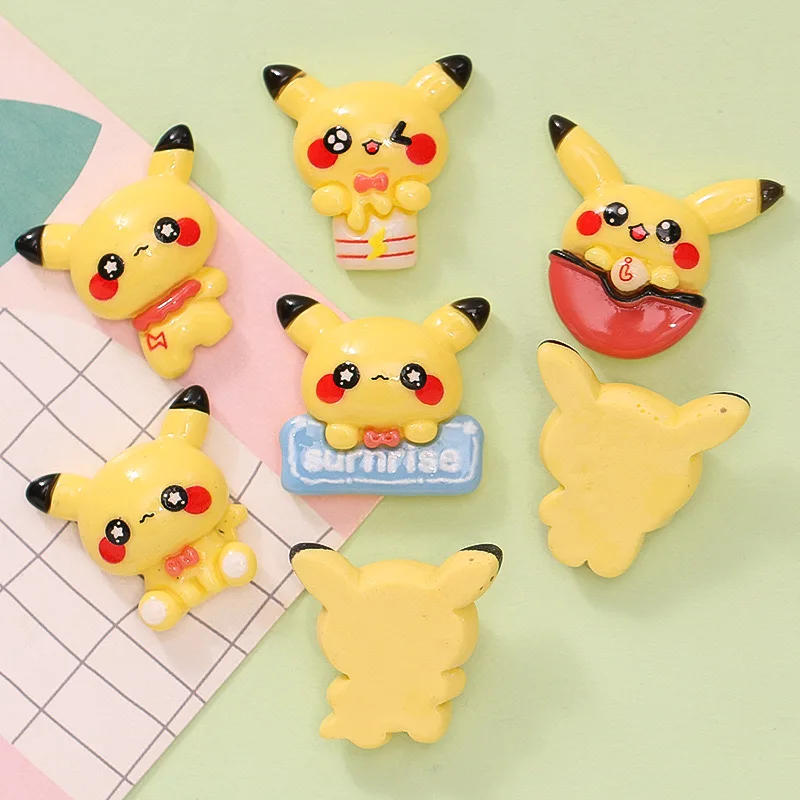 10 Pcs New Mini Kawaii Cartoon Animal Series Resin Scrapbook Diy Jewelry Children Gift Hairpin Accessories C41