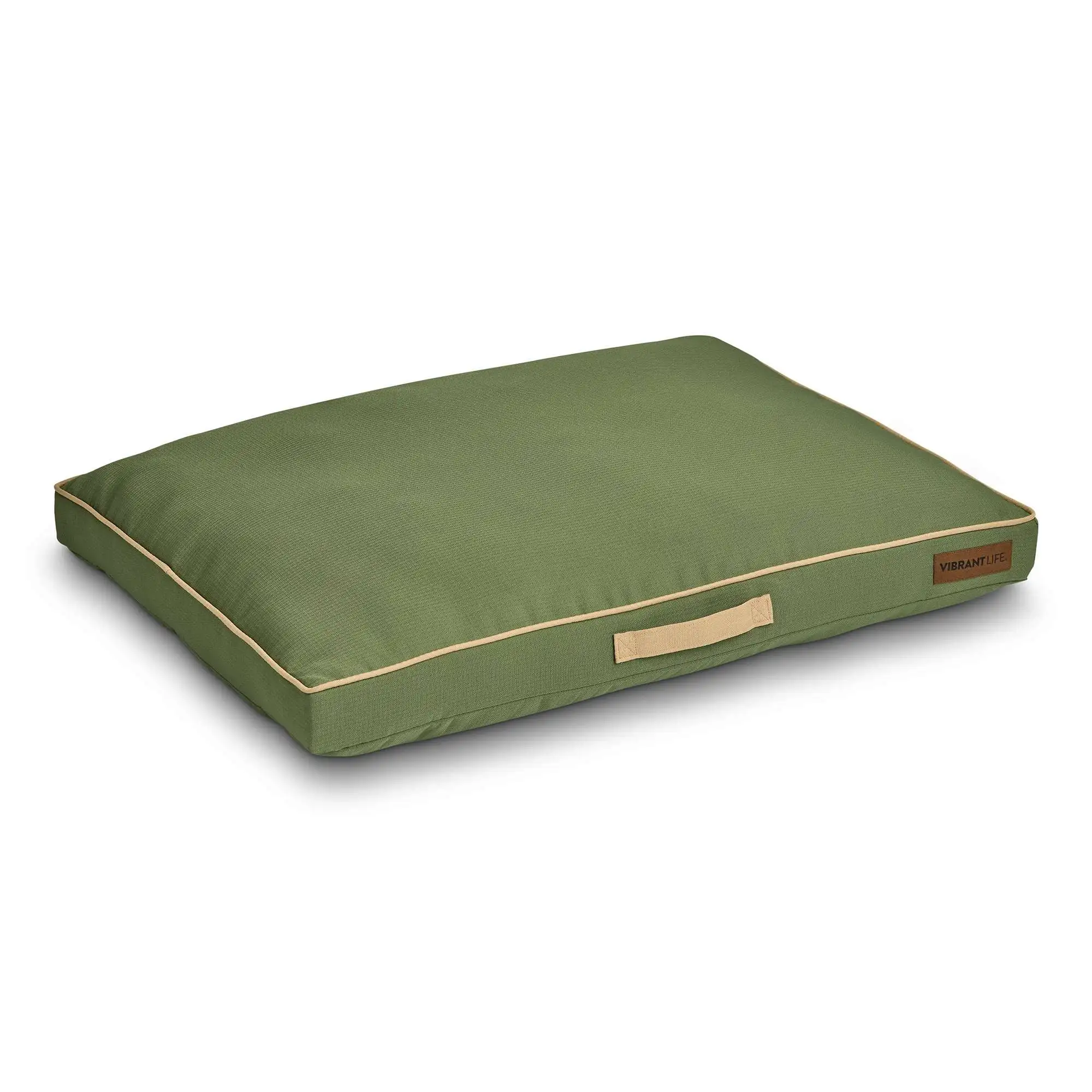 

Travel Durable Dog Bed, Large Gusetted, Loden Green 38 X 28