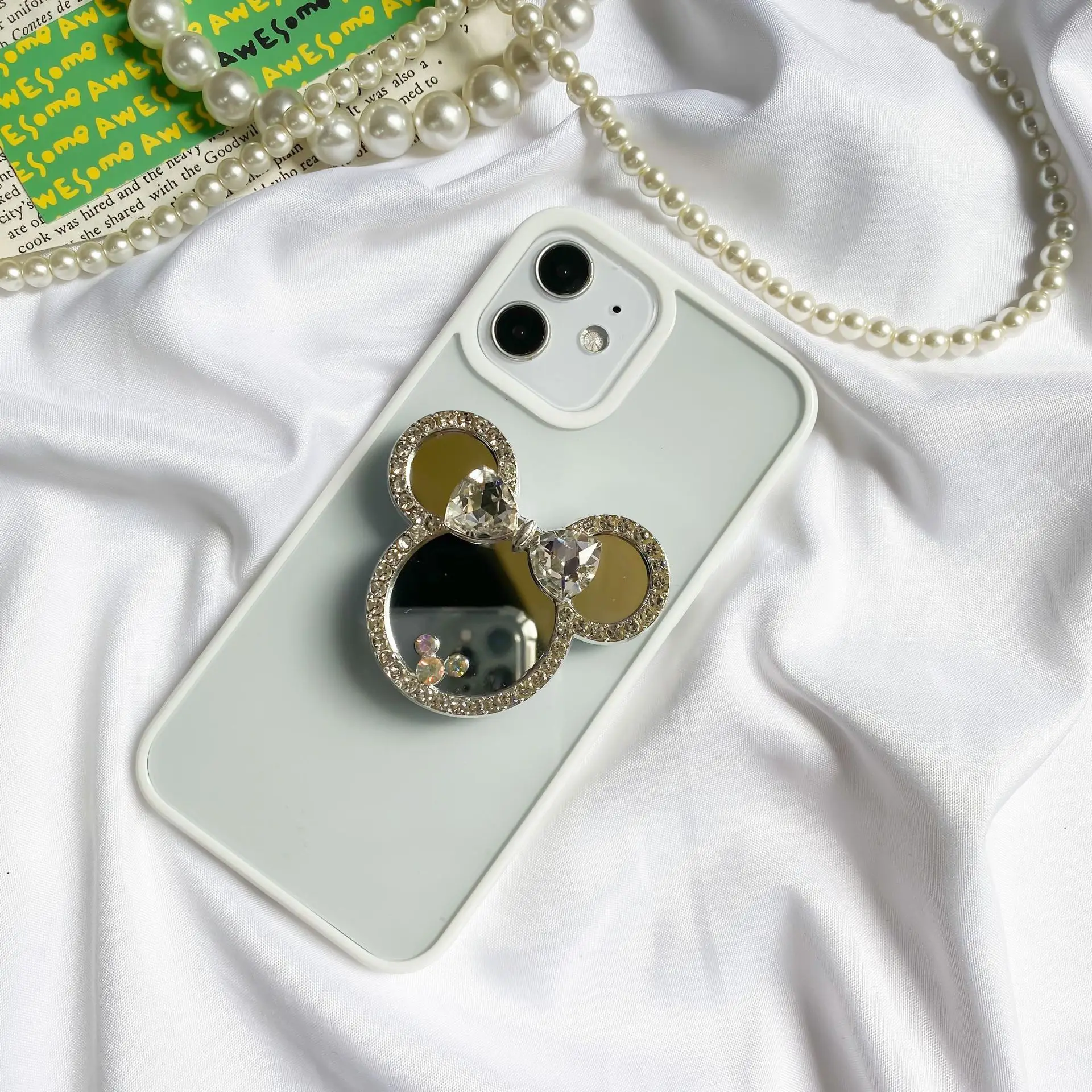 New Luxury Griptok Mirror Phone Holder Is Suitable for IPhone Samsung Mobile Phone Accessories 2022 New Universal DIY Holder