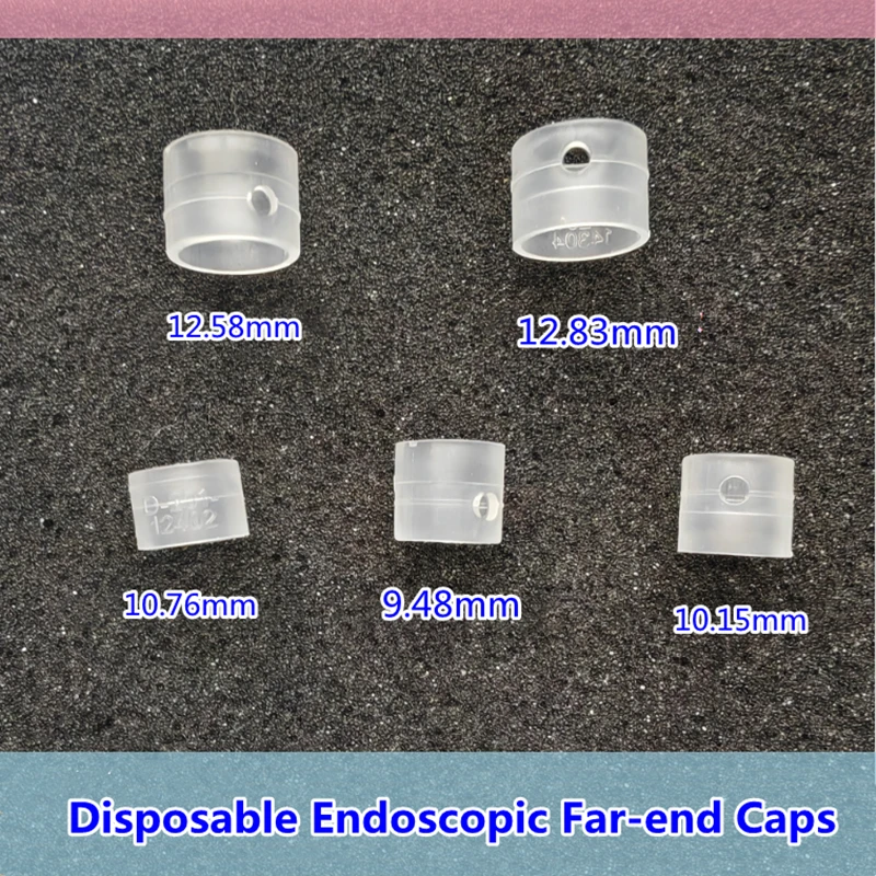 5pcs/lot Disposable Endoscopic Far-end Caps Gastroenteroscopy Transparent Cap