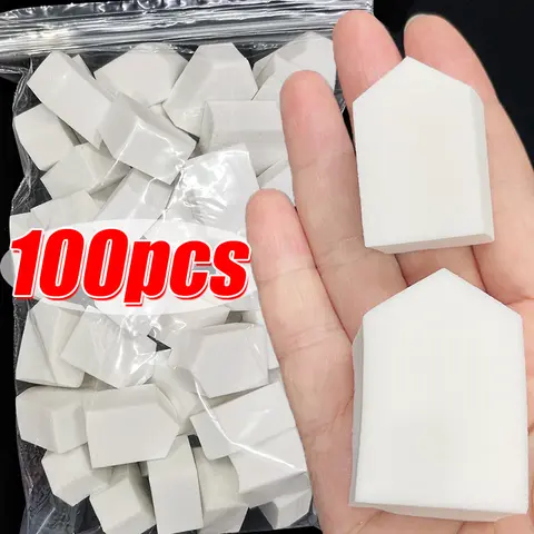 전문 라텍스 퍼프 사다리꼴 블렌딩 얼룩 얼굴 메이크업 용품, 파운데이션 크림 화장품 도구, 부드러운 뷰티 퍼프