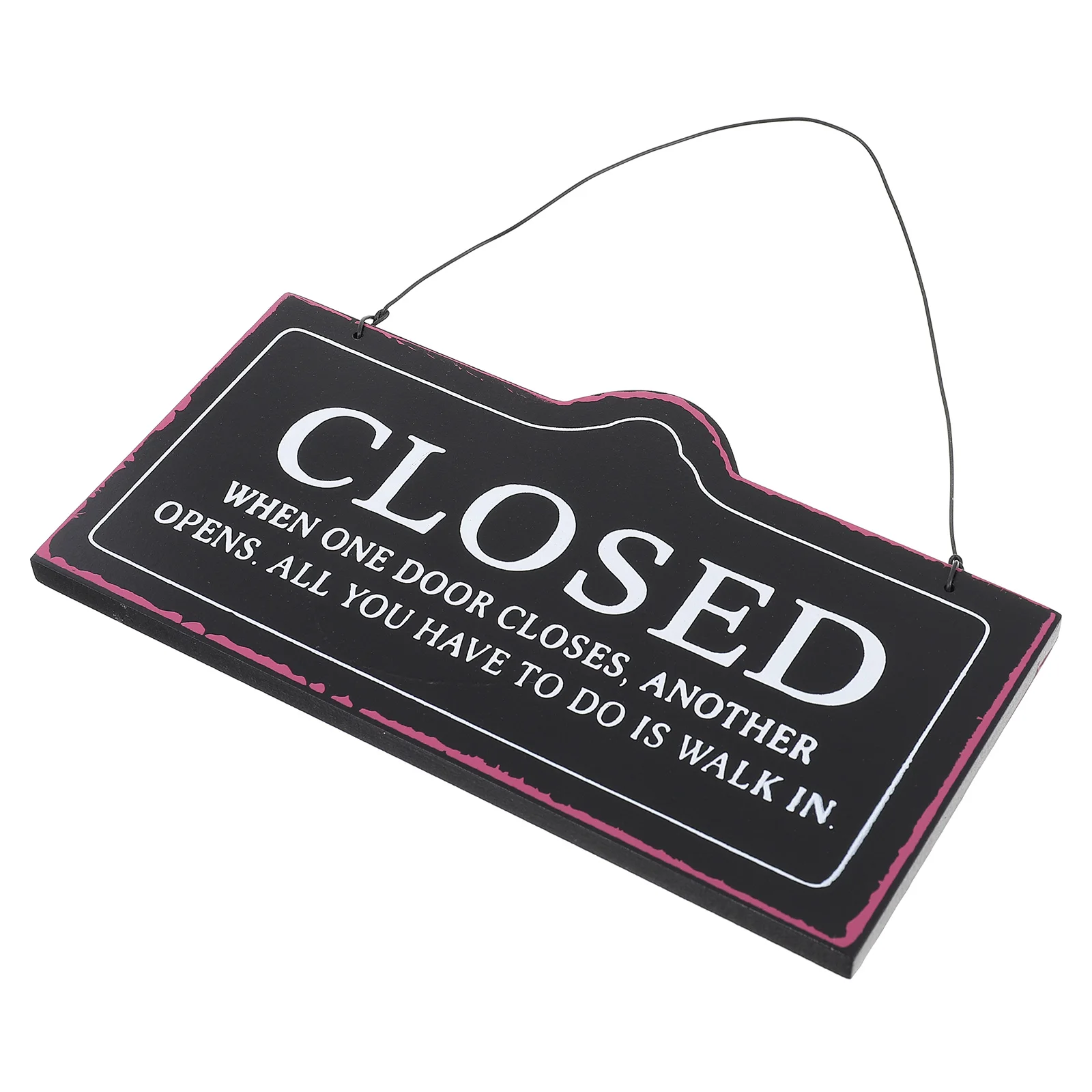 

Double Sided Closed Black Hanging Closed Color Decorative Door Sign Hanging Store Vintage Open Sign Accessory