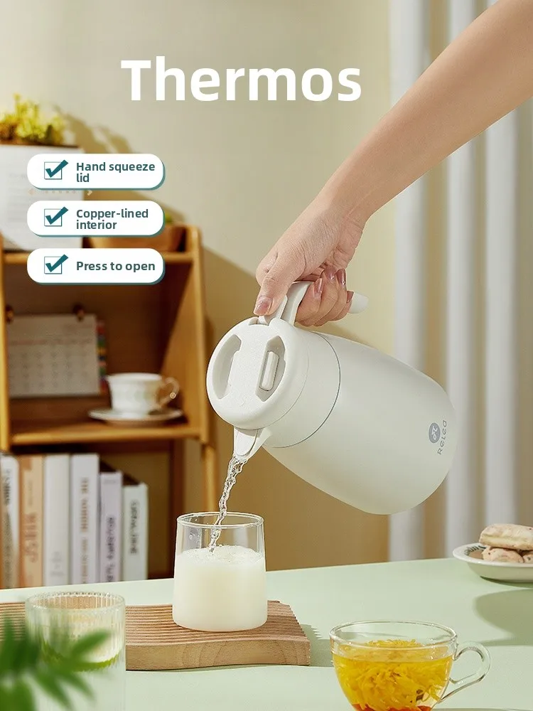 Large Capaci Stainl Steel Insulated Water Bottle Se Hot Water Kettle for Students Home Office Use Warm Water Pot