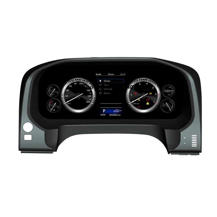 

Linux System 12.3inch Oil Gauge Instrument Car Speedometer LCD Dashboard Digital Cluster for Prado