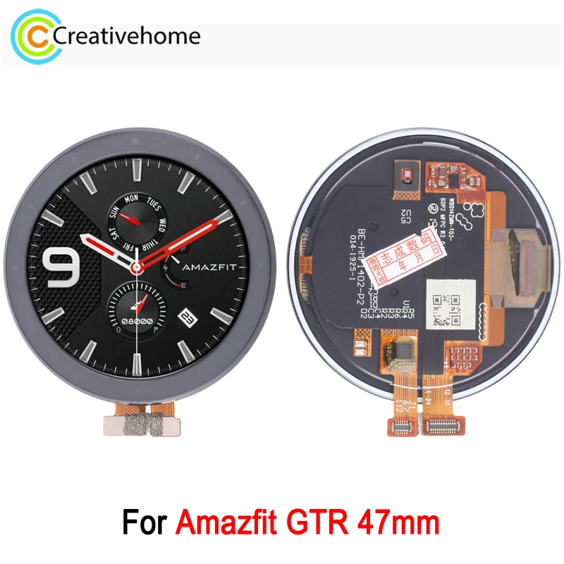 1.39-inch AMOLED Screen For Amazfit GTR 47mm Smartwatch LCD Display Touch Screen Full Assembly Repair Replacement Part