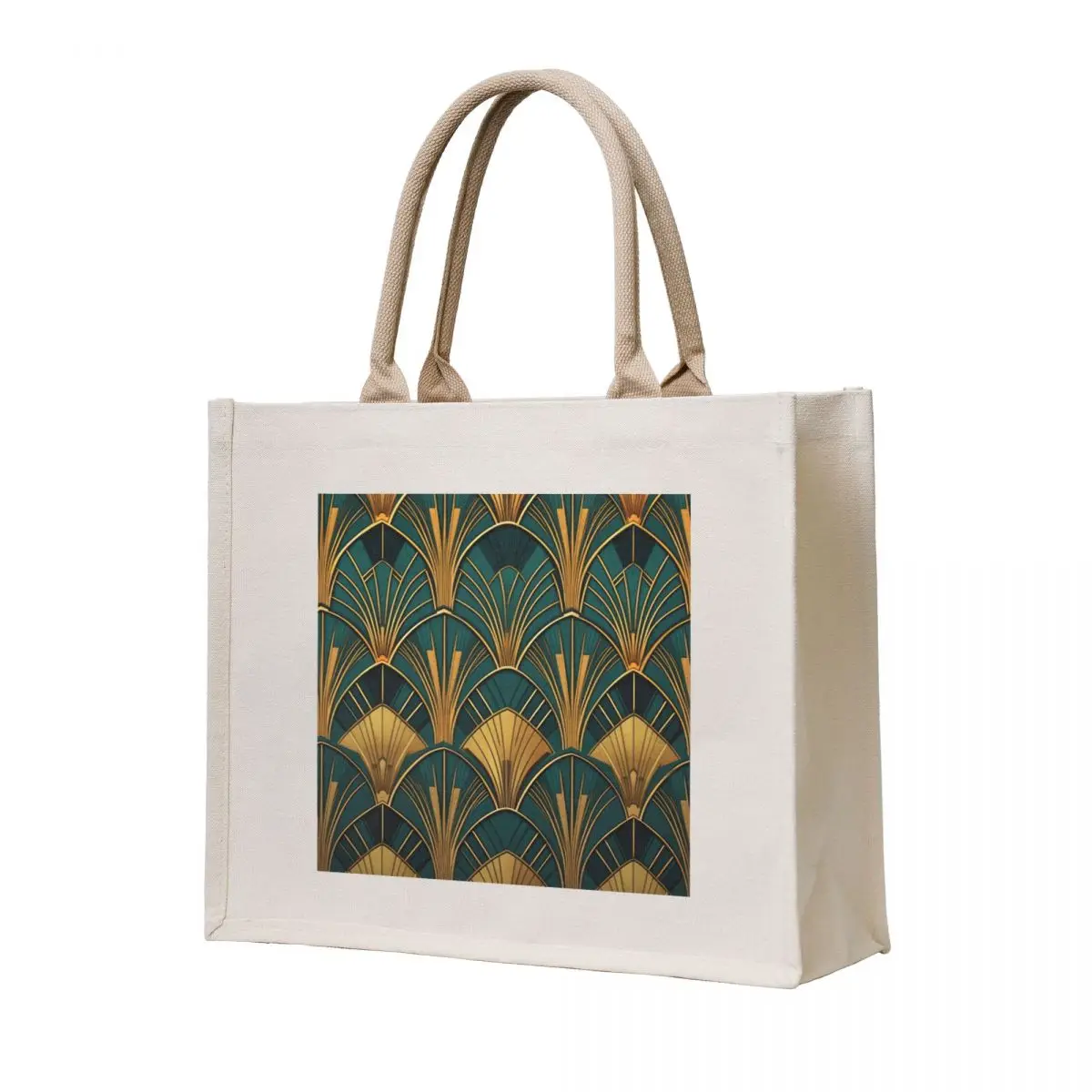 

art deco Tote Bag shopping cart bags Women's shopper tote bag men's reusable shopping bag
