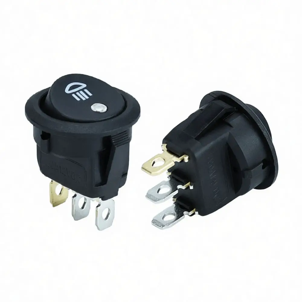 KCD1 Rocker Switch For Changshuo 12V 24V Car Modified Fog Light Push Button Automotive Dashboard LED Indicator Lamp Toggle