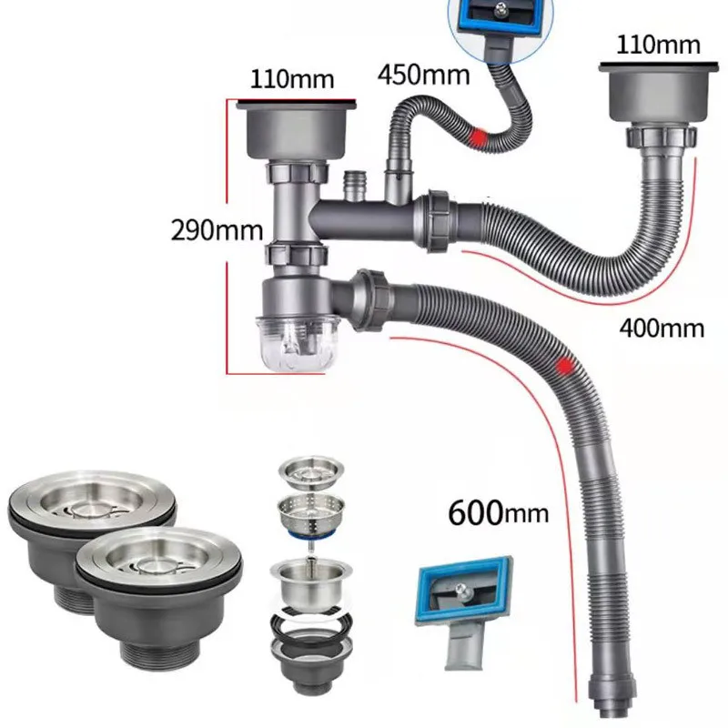 Plugue de resíduos rolha filtro de aço inoxidável cozinha bacia água pia escorredor cesta lixívia