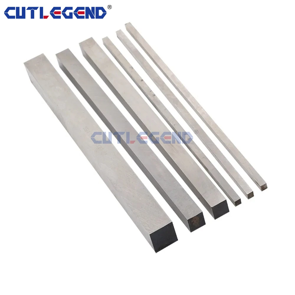 HRC62 4mm-40mm HSS Square Bar  Blank High Speed Steel Lathe Tool Unhardened & Unsharpened Tool Blank 200mm Length Lathe Tools