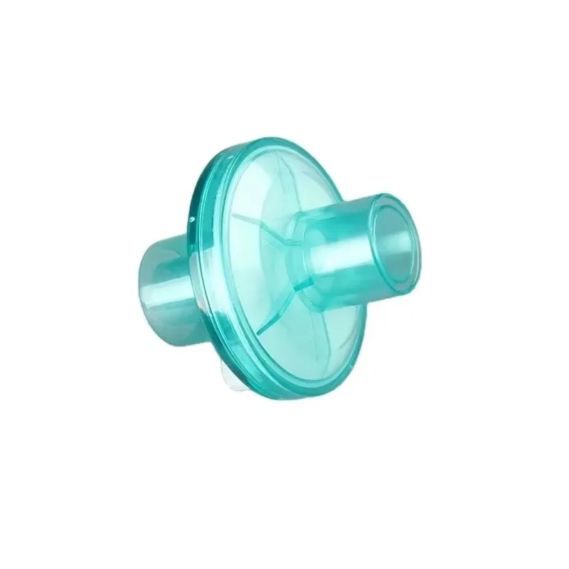 10pcs Disposable Breathing System Filters artificial nose Bacteria HEM Filter Ventilator Accessories Moisture Heat Exchanger