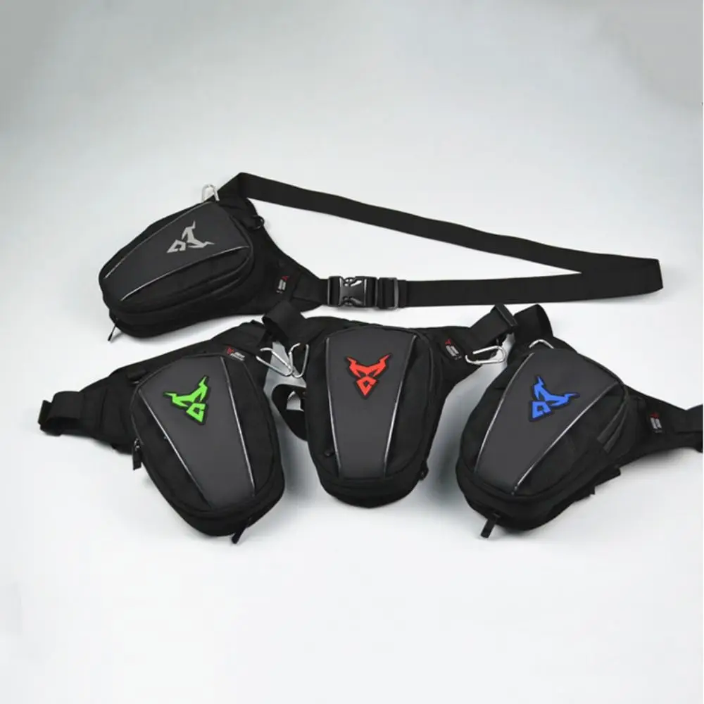 

Oxford Cloth Polyester Motorcycle Drop Leg Bag Red Blue Green Grey Multi-Function Casual Waist Bags Waterproof Motorcycle Bags