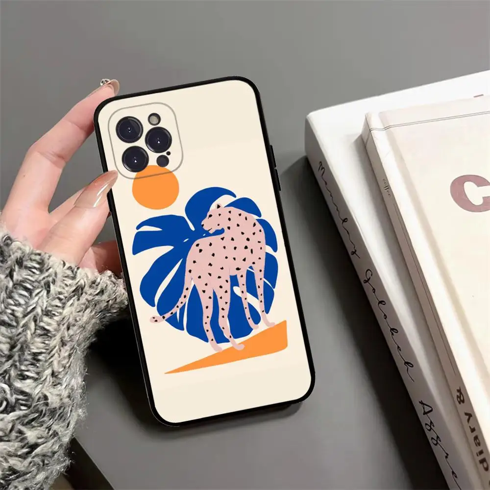 M-Matisse Art Phone Case For IPhone 15 14 13 12 Mini 11 Pro XS Max X XR SE 6 7 8 Plus Soft Silicone Cover