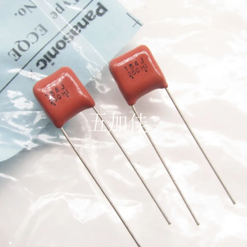 10-100pcs ECQE2154JF 250V0.15UF 150NF 250V154J imported CBB film capacitor