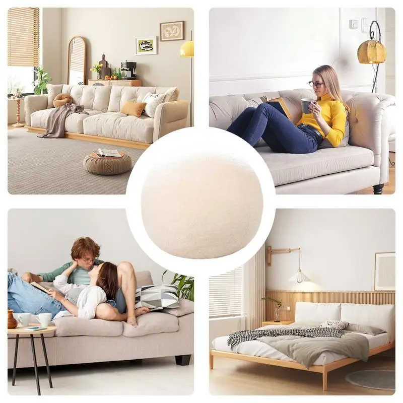 Ball Throw Pillows For Couch 13inch Round Pillow Cushion Round Ball Pillows For Home Decor Sofa Bedroom Living Room Tatami