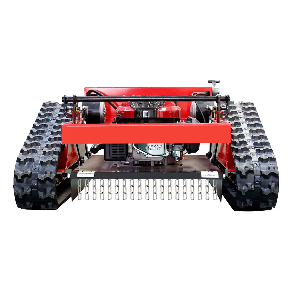 Grass Cutting Machine Ce Approve High Quality Crawler Cutter For Agriculture Electric Premium Remote Control Lawn Mower Custom