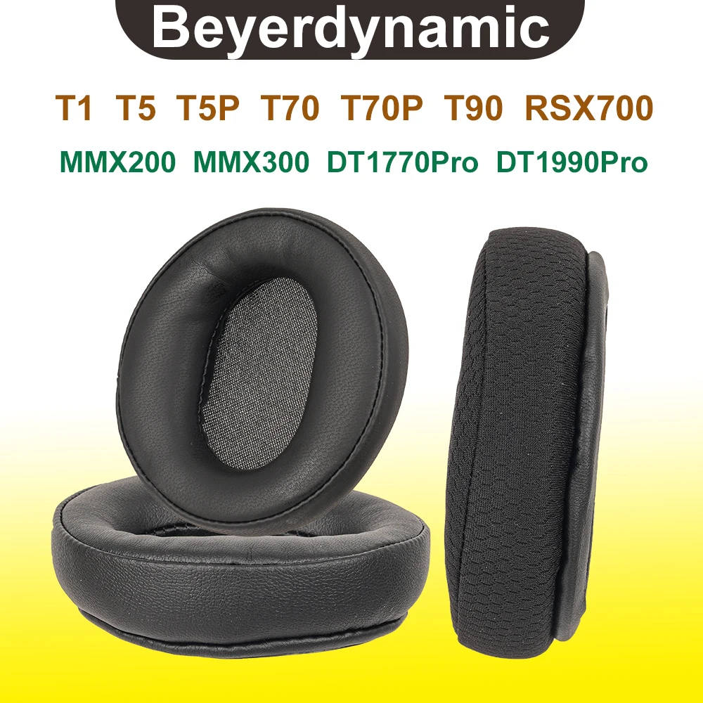 Ohrpolster für Beyerdynamic T1 T5 T5P T70 T70P T90 Kopfhörer RSX700 MMX200 MMX300 Ersatz DT1770Pro DT1990Pro