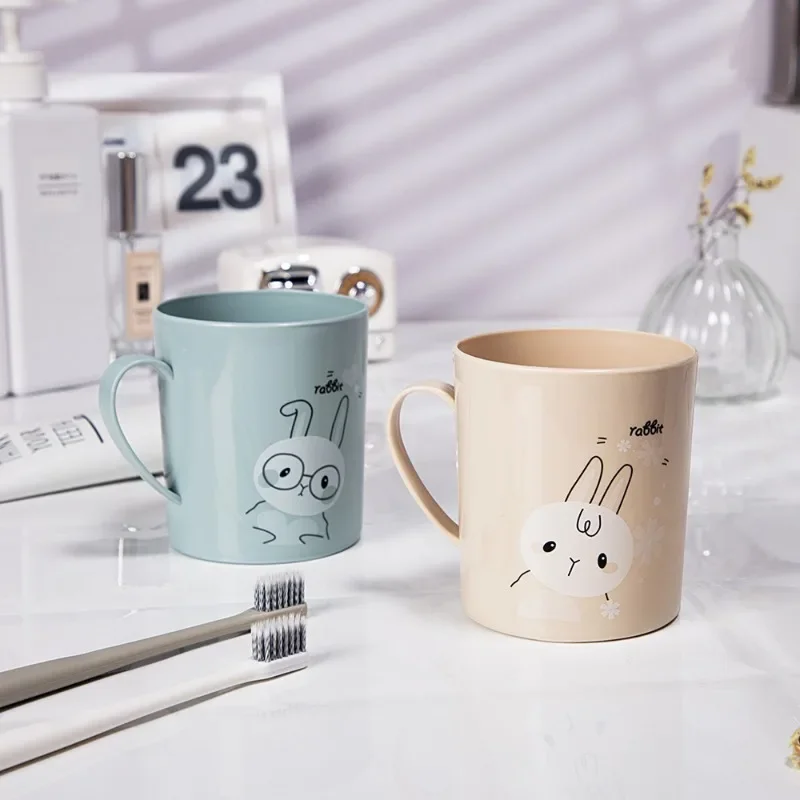 New plastic cute cartoon cup wash gargle cup large capacity