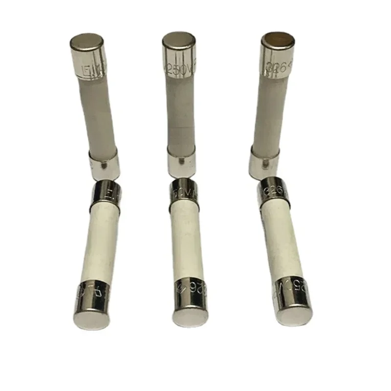 2PCS Ceramic Fuse Tube 6*30 6*32MM T0.5A 250V 326 Series Slow Melting Delay.